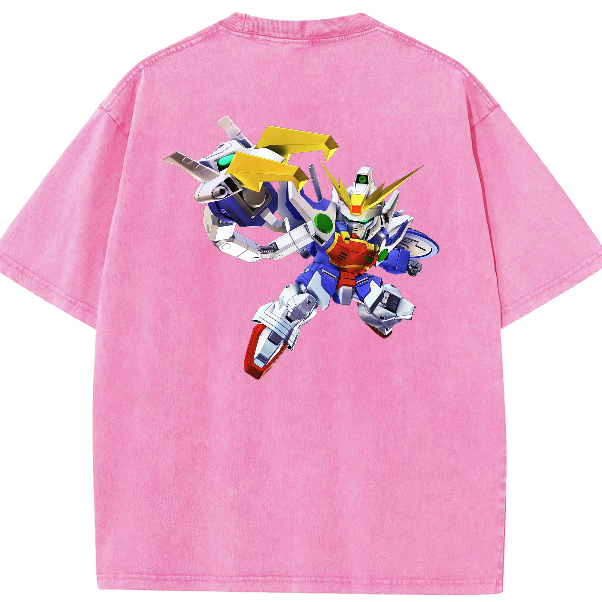（画像用） 機動戦士ガンダム Mobile Suit Gundam 綿100% ヴィンテージ風 半袖Tシャツ（背面プリント）